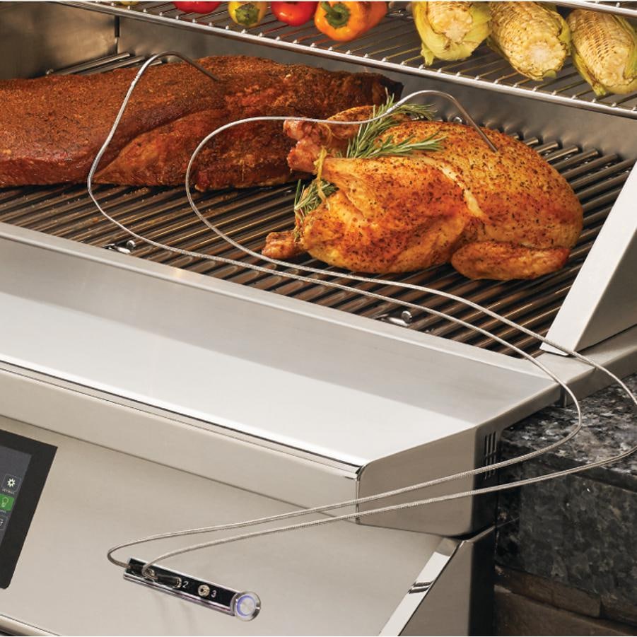 Twin Eagles 36-Inch Wifi-Controlled Built-in Pellet Grill and Smoker (Optional Rotisserie) - TEPG36