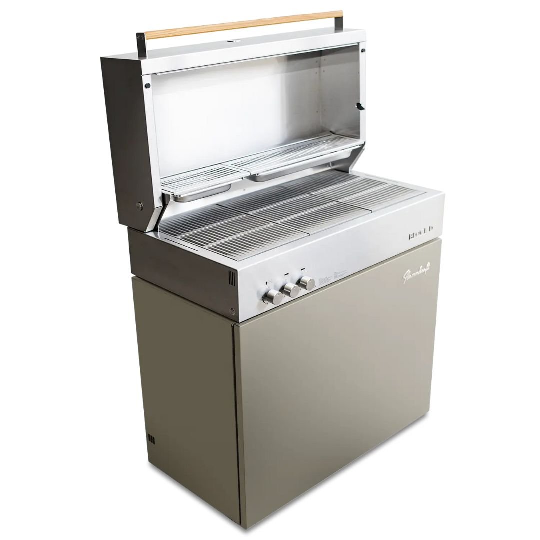 Flammkraft Model D Gas Grill W/Rotisserie - 1029540