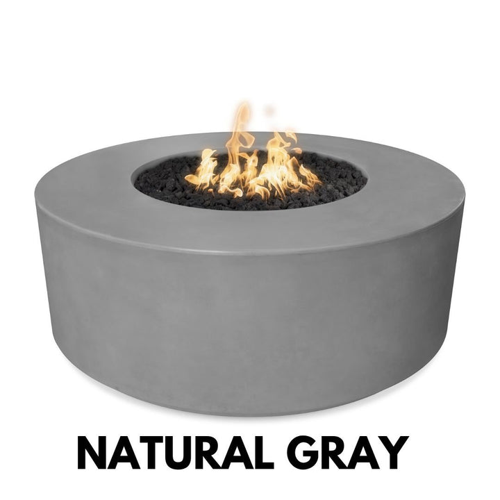 The Outdoor Plus Florence Fire Pit 20" Tall, 54" Round in GRFC Concrete