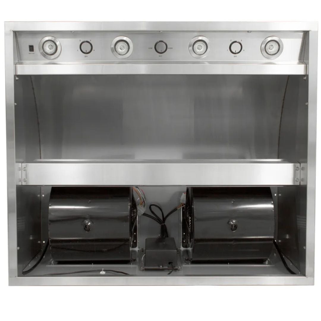 Blaze 36-Inch Stainless Steel Outdoor Vent Hood - 1000 CFM - BLZ-36-VHOOD