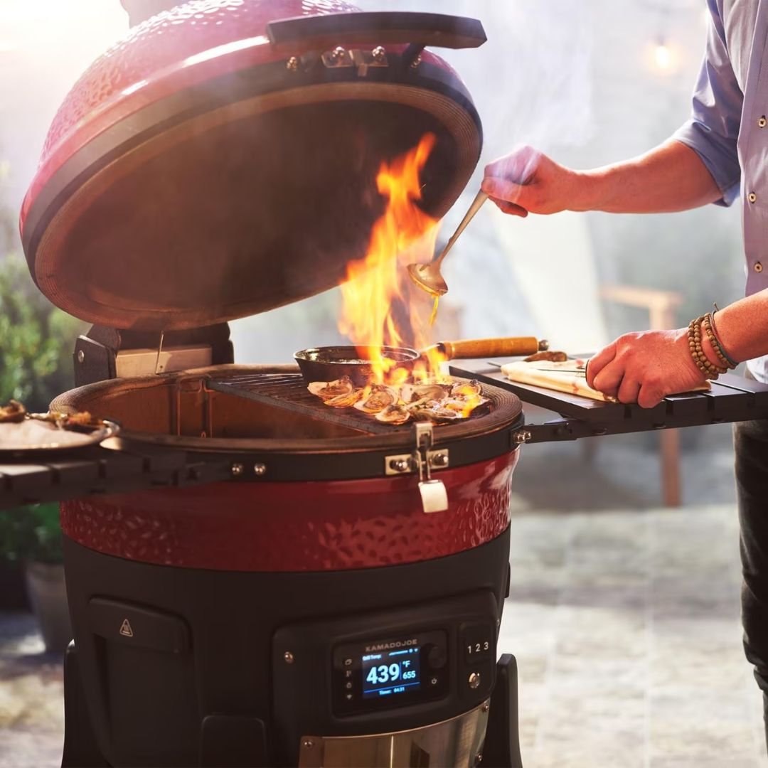 Kamado Joe Konnected Joe Digital Charcoal Grill and Smoker with Auto-Ignition and Temperature Control - KJ15041123