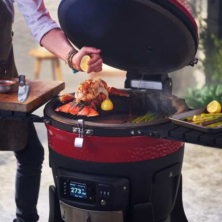 Kamado Joe Konnected Joe Digital Charcoal Grill and Smoker with Auto-Ignition and Temperature Control - KJ15041123