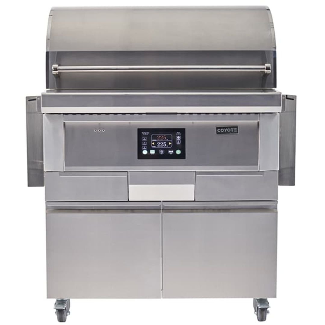 36" Coyote Pellet Grill on Cart - C1P36-FS