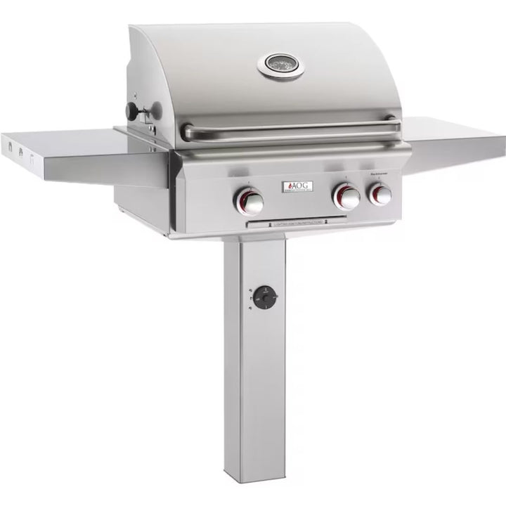 AOG 24NGT Grill, 24" Post Model Grill, Natural Gas