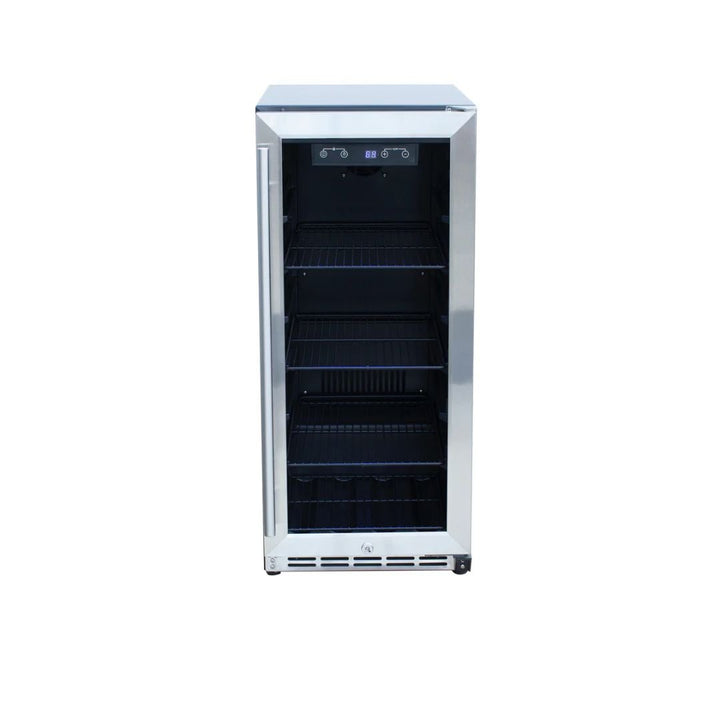 Summerset 15" 3.2C Outdoor Rated Fridge with Glass Door