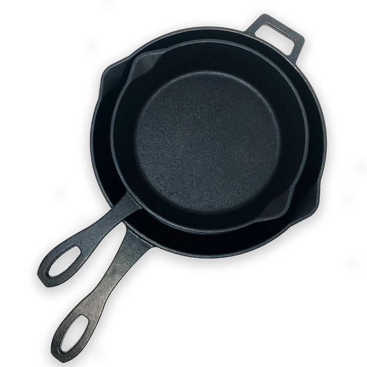 Bayou 10-in and 12-in Cast Iron Skillet Set