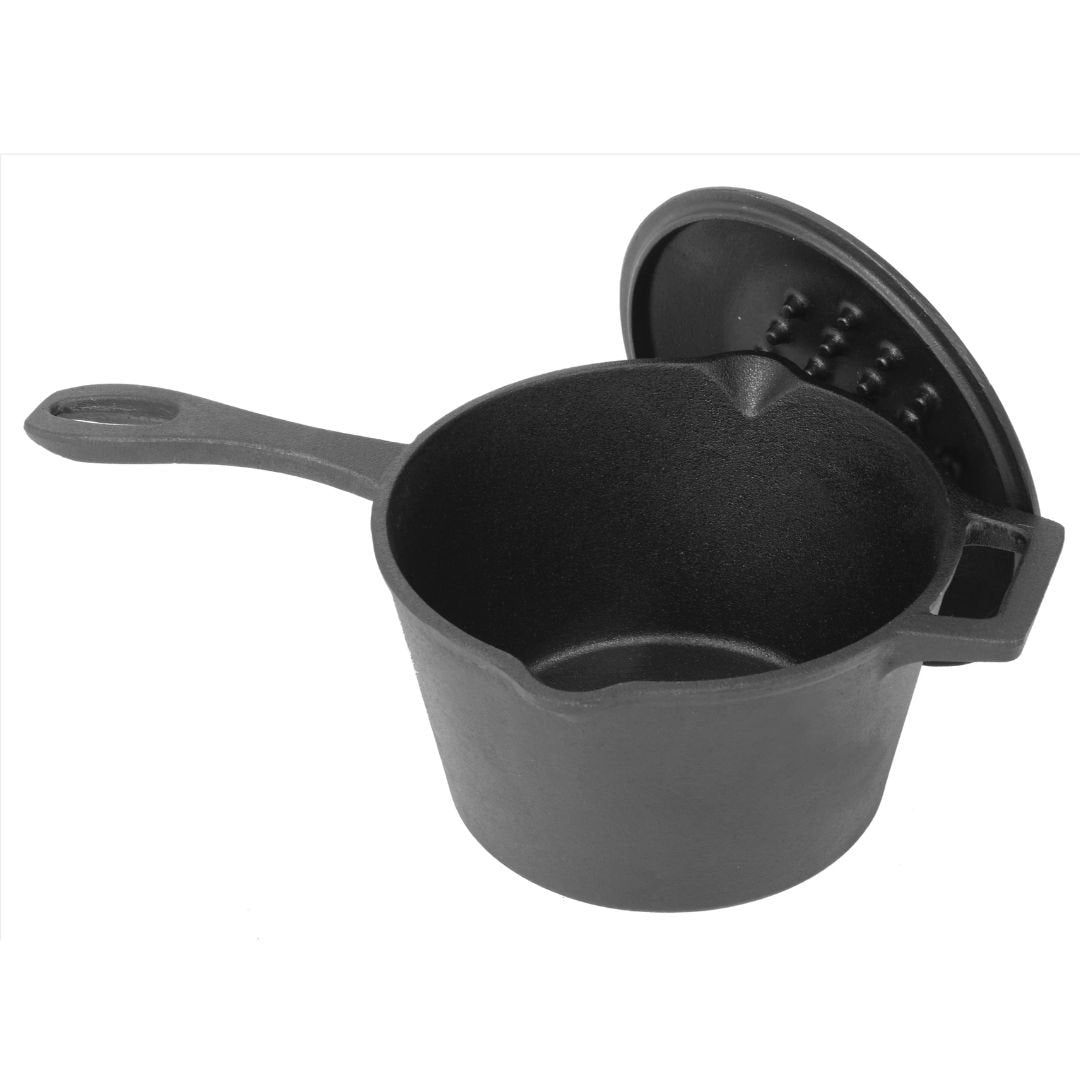 Bayou 2.5-qt Cast Iron Covered Sauce Pot