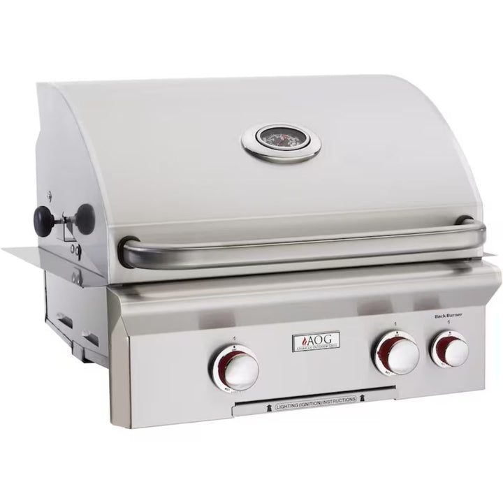 AOG 24NBT Grill, 24" Built-In Grill, Natural Gas