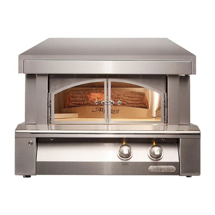 Alfresco 30-Inch Built-In Gas Outdoor Pizza Oven Plus - AXE-PZA-BI-LP(NG)