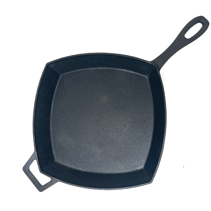 Bayou 12-in Square Cast Iron Skillet