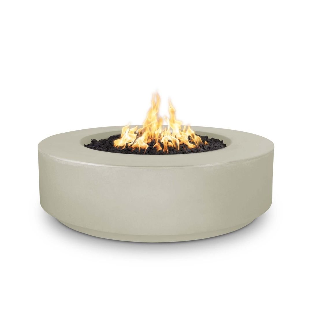 The Outdoor Plus Florence Fire Pit 12" Tall, 42" Round in GRFC Concrete