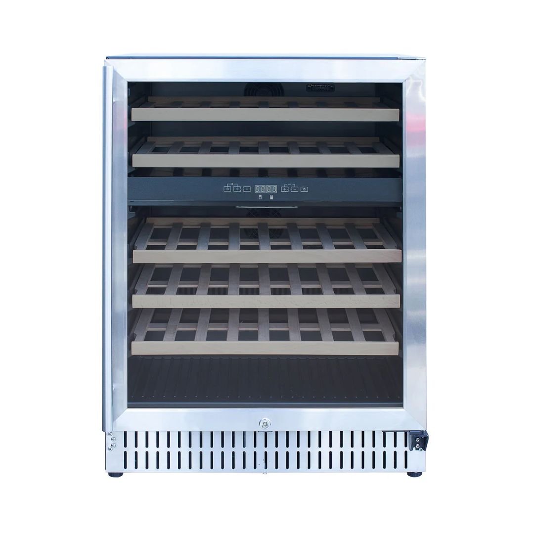 Summerset 24 Inch Outdoor Rated Dual Zone Wine Cooler - RFR-24WD