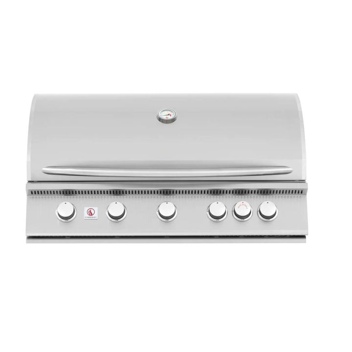 Summerset Sizzler 40-Inch 5-Burner Built-In Gas Grill With Rear Infrared Burner - SIZ40-LP(NG)