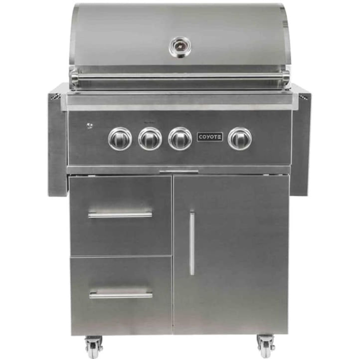 Coyote S-Series 30" Free-Standing Rapid Sear Grill - C2SL30(LP/NG)-FS