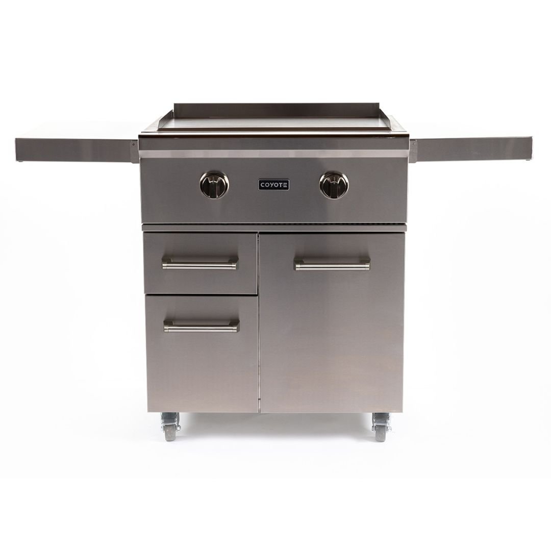 Coyote Cart for 30" Flat Top Grill