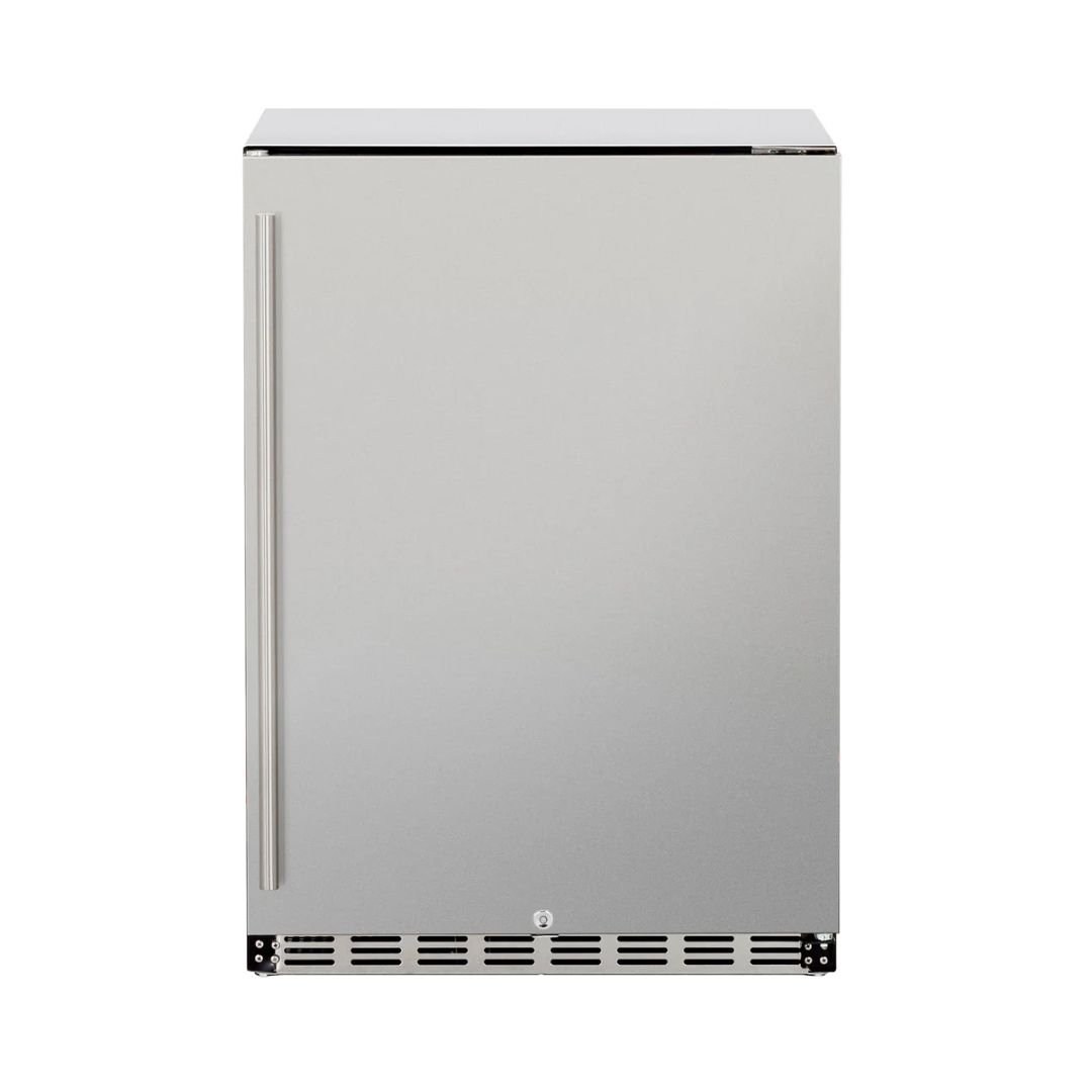 Summerset 24-Inch 5.3 Cu. Ft. Deluxe Outdoor Rated Compact Refrigerator -  SSRFR-24D(-R)