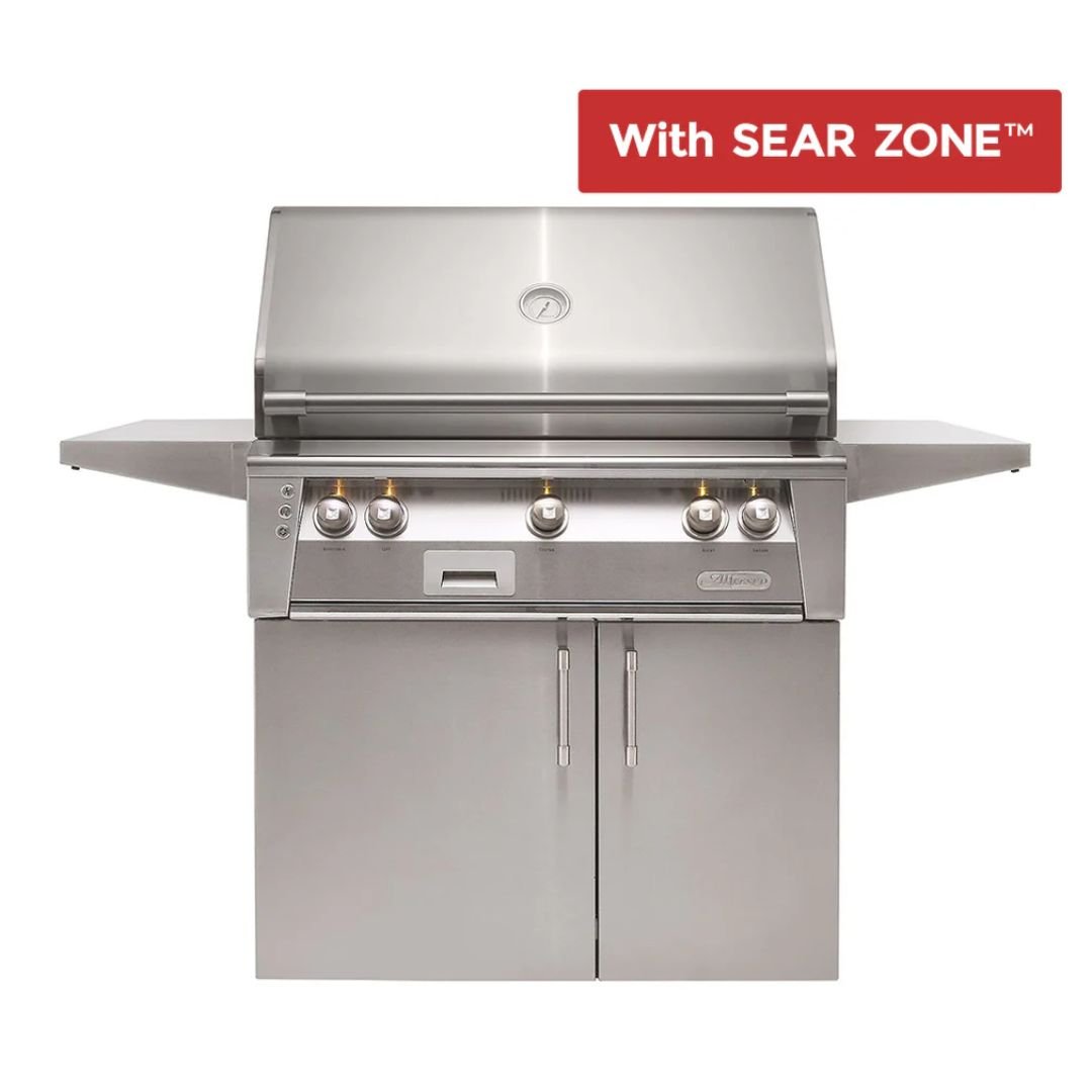 Alfresco ALXE 36-Inch Gas Grill With Sear Zone And Rotisserie - ALXE-36SZC-NG(LP)