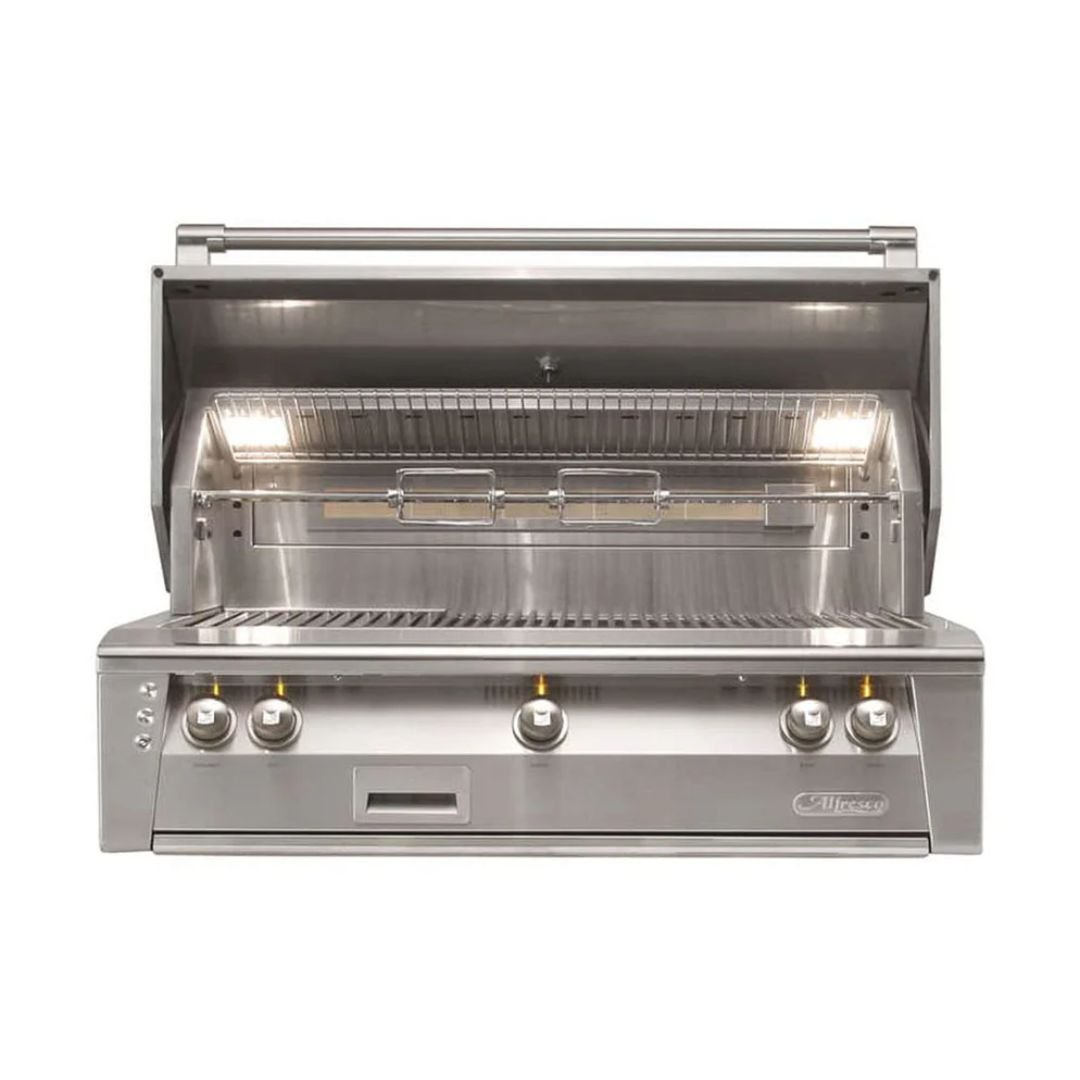 Alfresco ALXE 42-Inch Built-In Gas Grill With Rotisserie - ALXE-42-NG(LP)