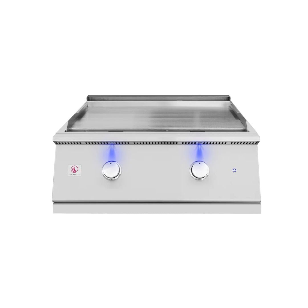 Summerset 30-Inch Built-In Gas Griddle with LED Lights - GRID30