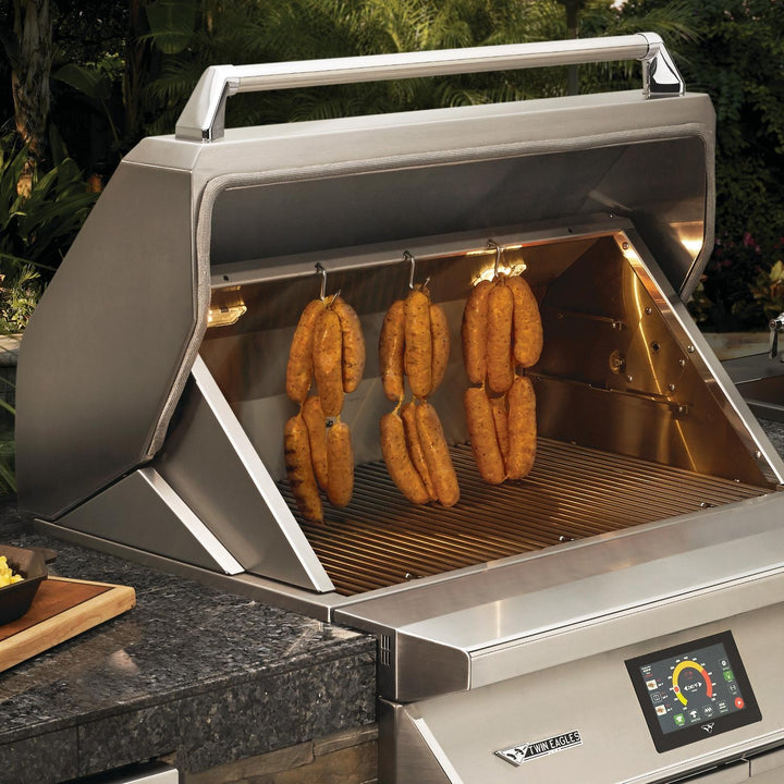 Twin Eagles 36-Inch Wifi-Controlled Built-in Pellet Grill and Smoker (Optional Rotisserie) - TEPG36