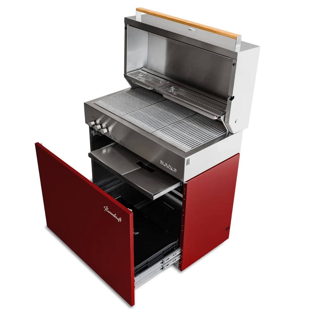 Flammkraft Model D Gas Grill W/Rotisserie - 1029540