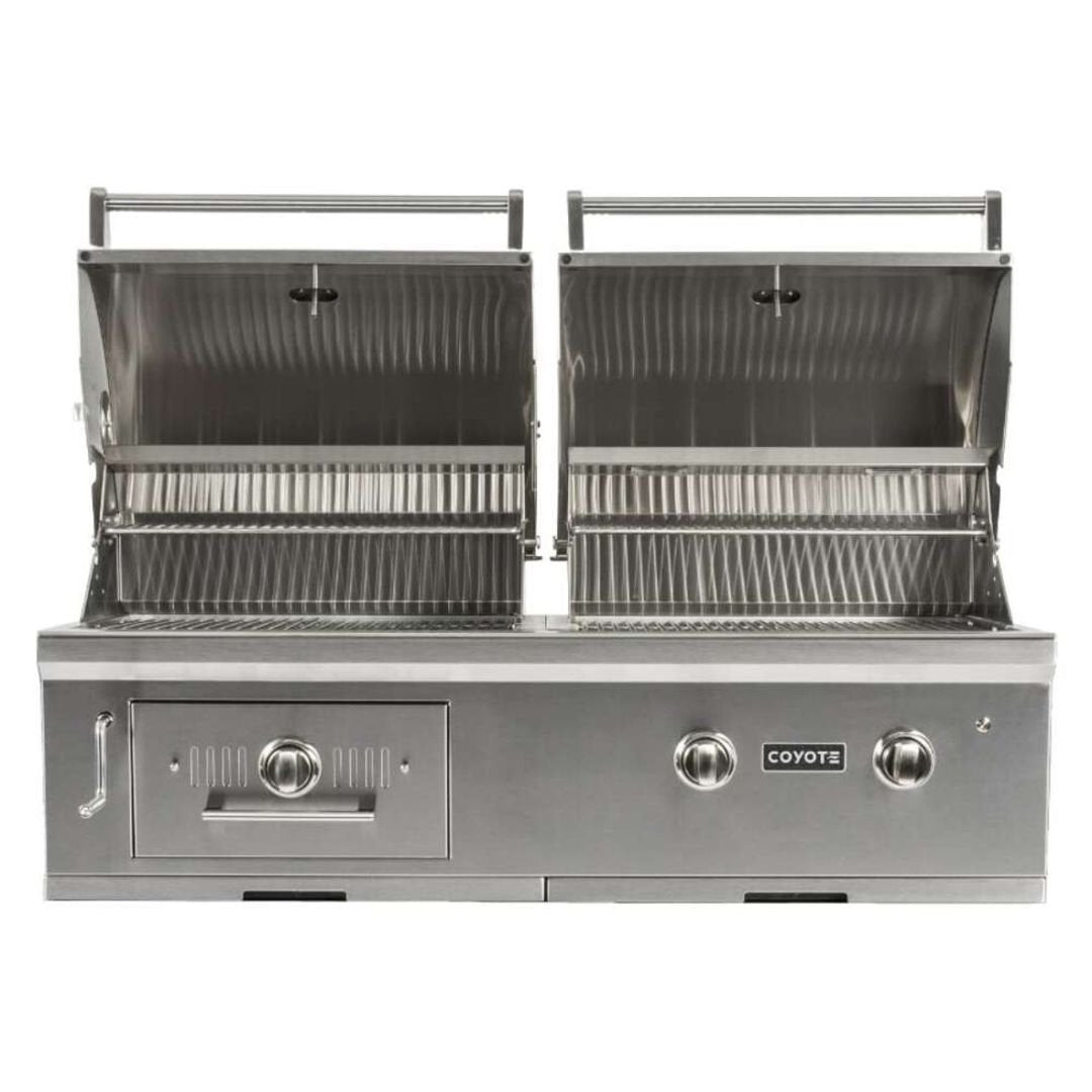 Coyote Centaur 50-Inch Built-In Gas/Charcoal Dual Fuel Grill  - C1HY50LP(NG)