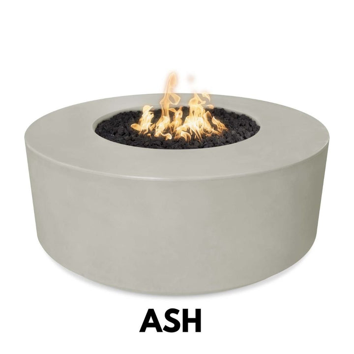 The Outdoor Plus Florence Fire Pit 20" Tall, 46" Round in GFRC Concrete