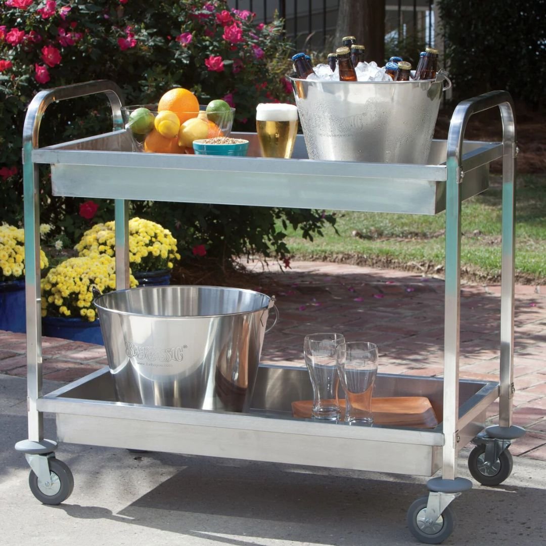 Bayou Stainless Serving Cart