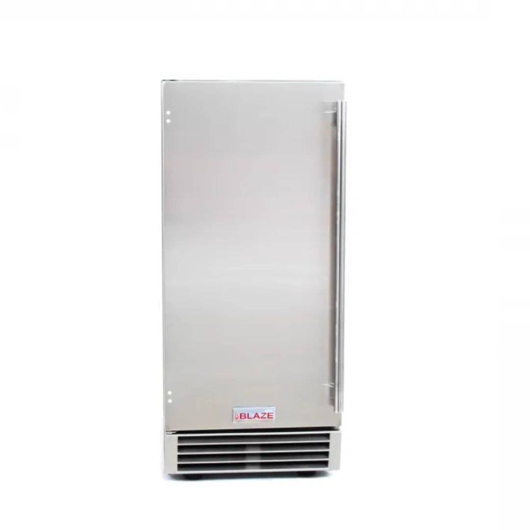 Blaze 50 Lb. 15-Inch Outdoor Rated Ice Maker With Gravity Drain - BLZ-ICEMKR-50GR