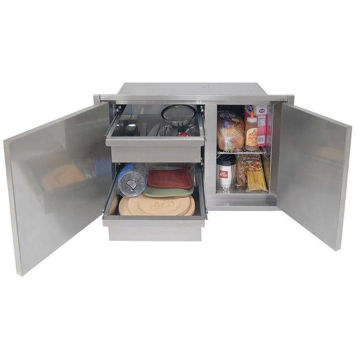 Alfresco 30" Low Profile Dry Storage Pantry, 21" H - AXEDSP-30L