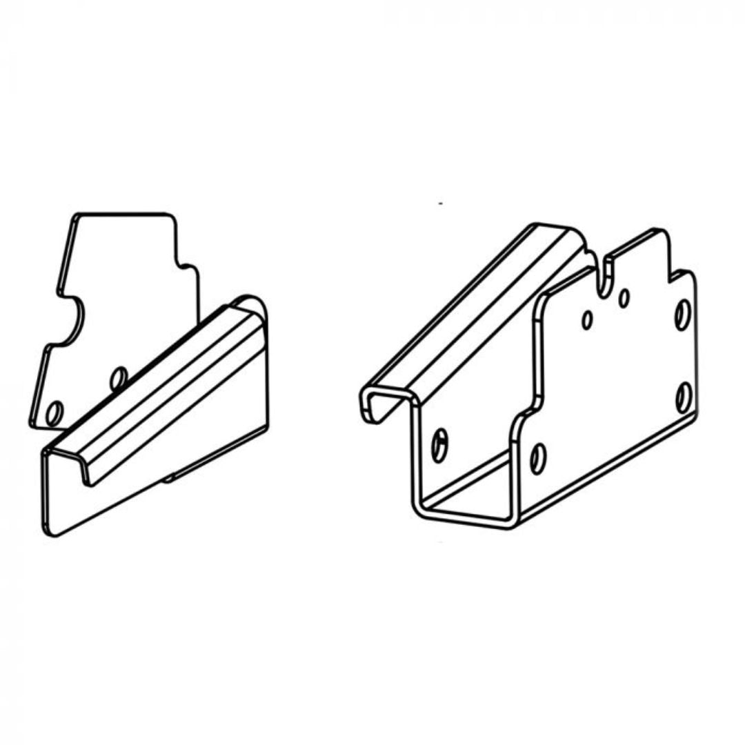 Fire Magic 3600-62 Heavy Duty Rotisserie Bracket Kit for Old Model Aurora 790 & 660 Gas Grills