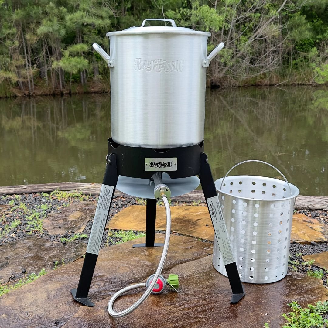 25-qt Bayou Classic Aluminum Outdoor Boil Kit - 212-AL25