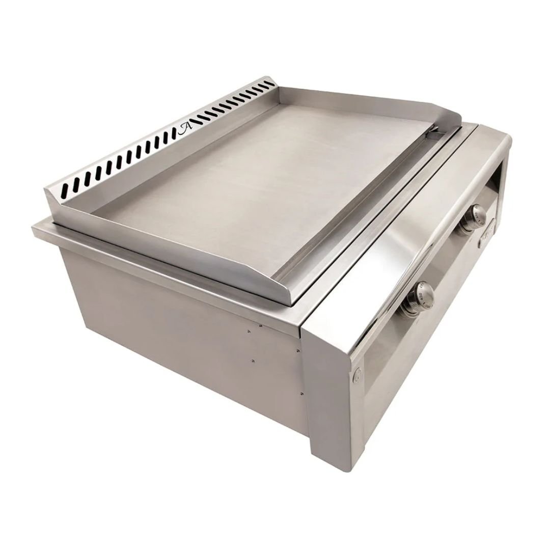 Alfresco 30" Gas Griddle On Cart or Freestanding - ALXE-30GT/ALXE-30GTC