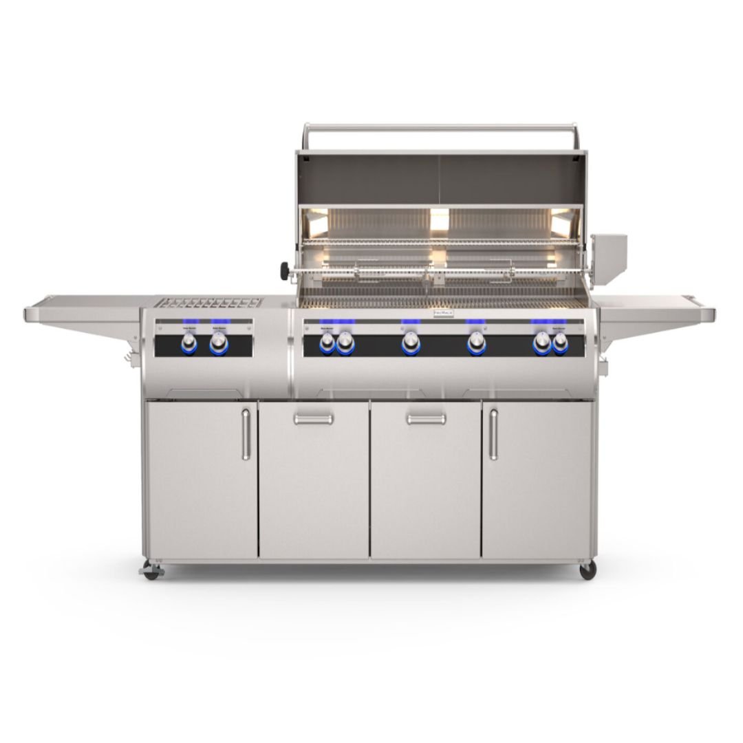 Fire Magic Echelon Diamond E1060s 48-Inch Propane Grill w/ Power Burner, Rotisserie & Analog Thermometer  (Optional Magic View Window & Infrared Burner)