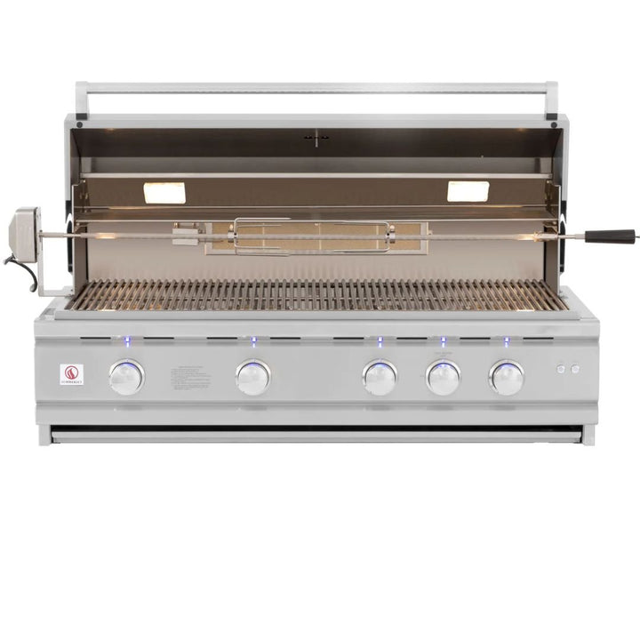 Summerset TRL Deluxe 44-Inch 4-Burner Built-In Gas Grill With Rotisserie - TRLD44-LP(NG)