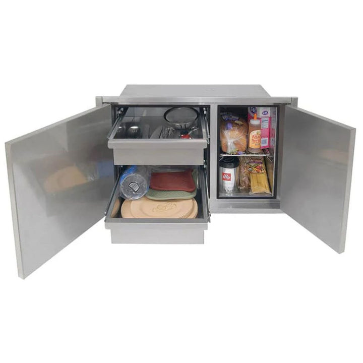 Alfresco 36" Low Profile Dry Storage Pantry, 21" H - AXEDSP-36L