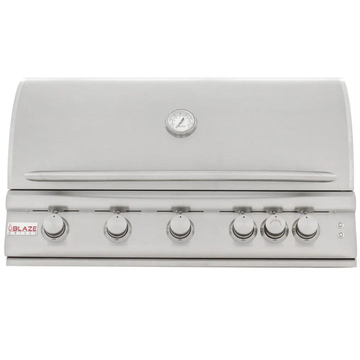 Blaze 40-Inch 5-Burner LTE Gas Grill with Rear Burner and Built-in Lighting System- BLZ-5LTE2(LP/NG)