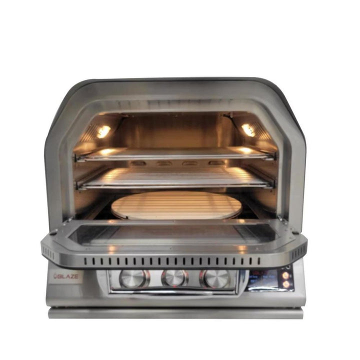 Blaze 26-Inch Built-In Gas Outdoor Pizza Oven W/ Rotisserie - BLZ-26-PZOVN-NG(LP)