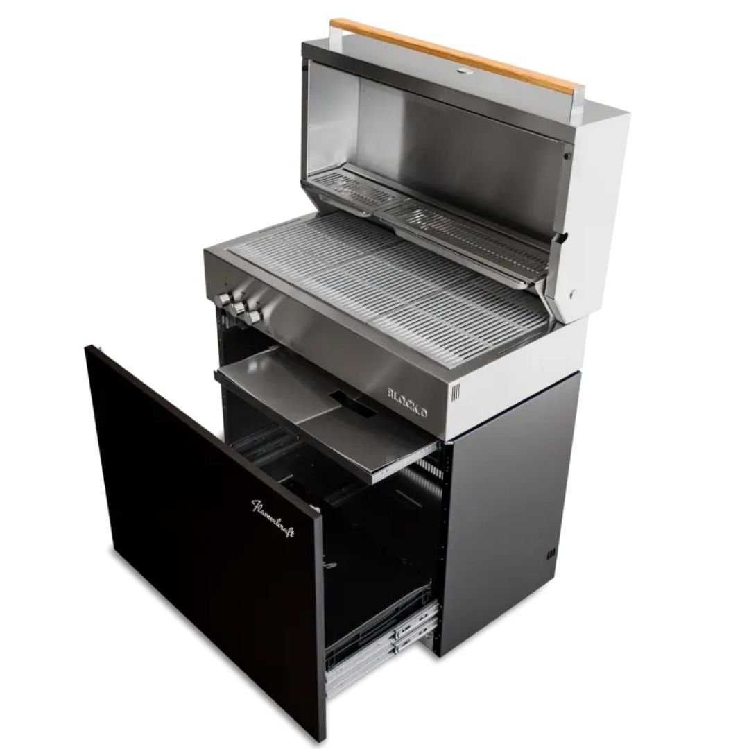 Flammkraft Model D Gas Grill W/Rotisserie - 1029540