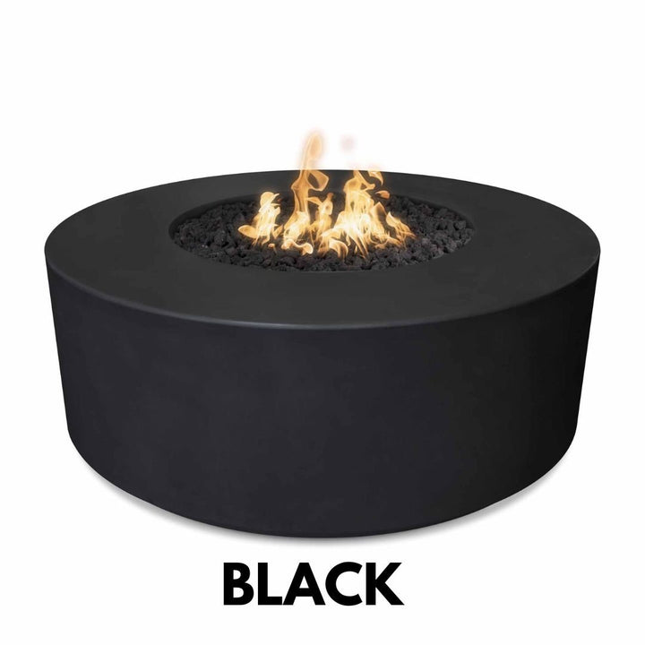 The Outdoor Plus Florence Fire Pit 20" Tall, 46" Round in GFRC Concrete