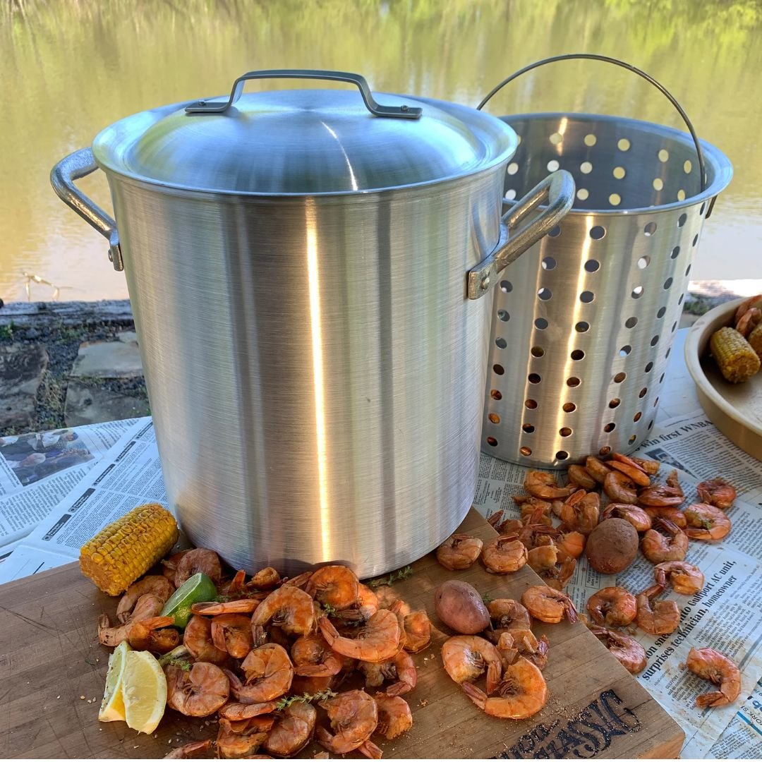 25-qt Bayou Classic Aluminum Outdoor Boil Kit - 212-AL25