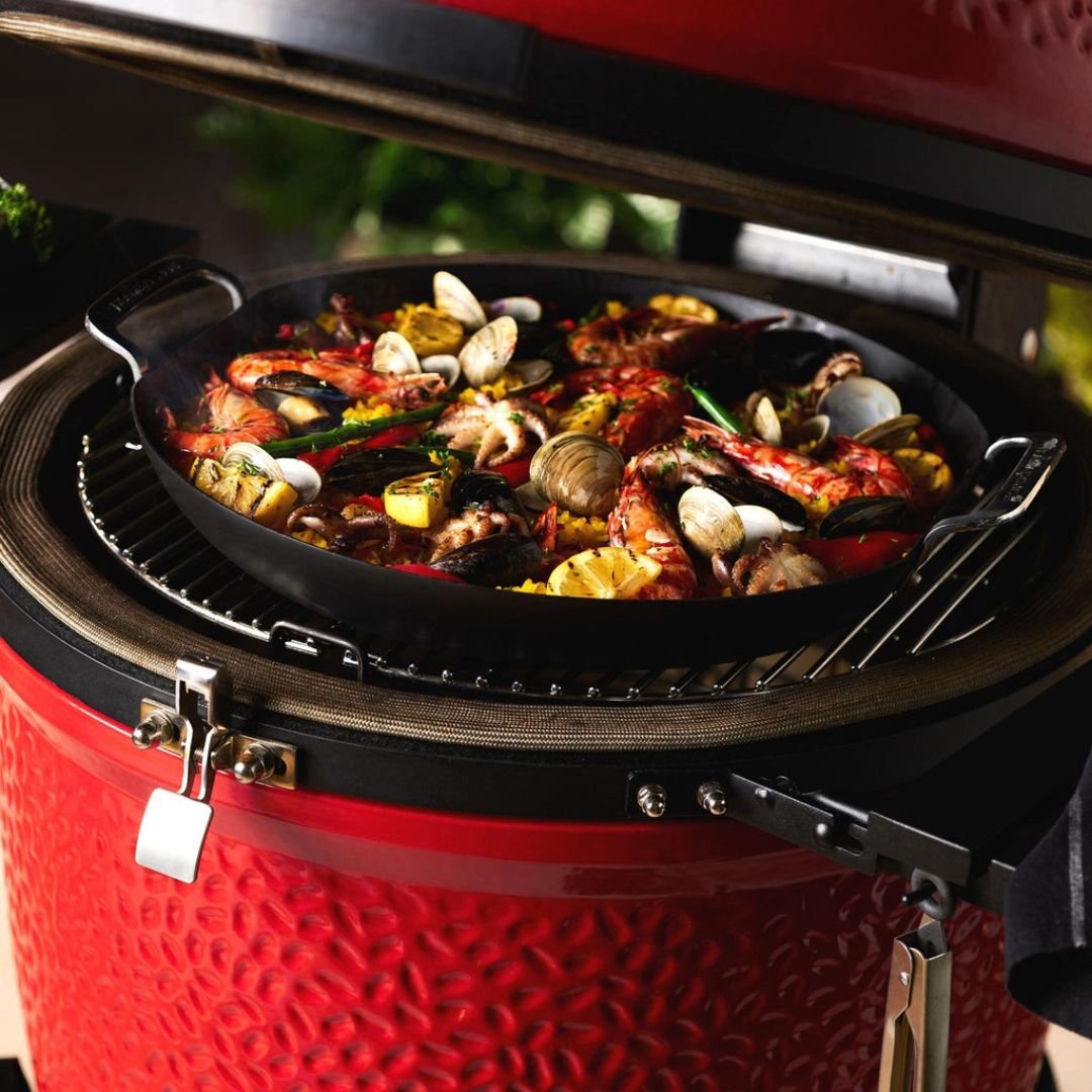 Kamado Joe Karbon Steel Non-Stick Pre-Seasoned Paella Pan - KJ15124722