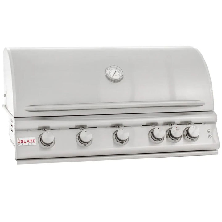 Blaze 40-Inch 5-Burner LTE Gas Grill with Rear Burner and Built-in Lighting System- BLZ-5LTE2(LP/NG)