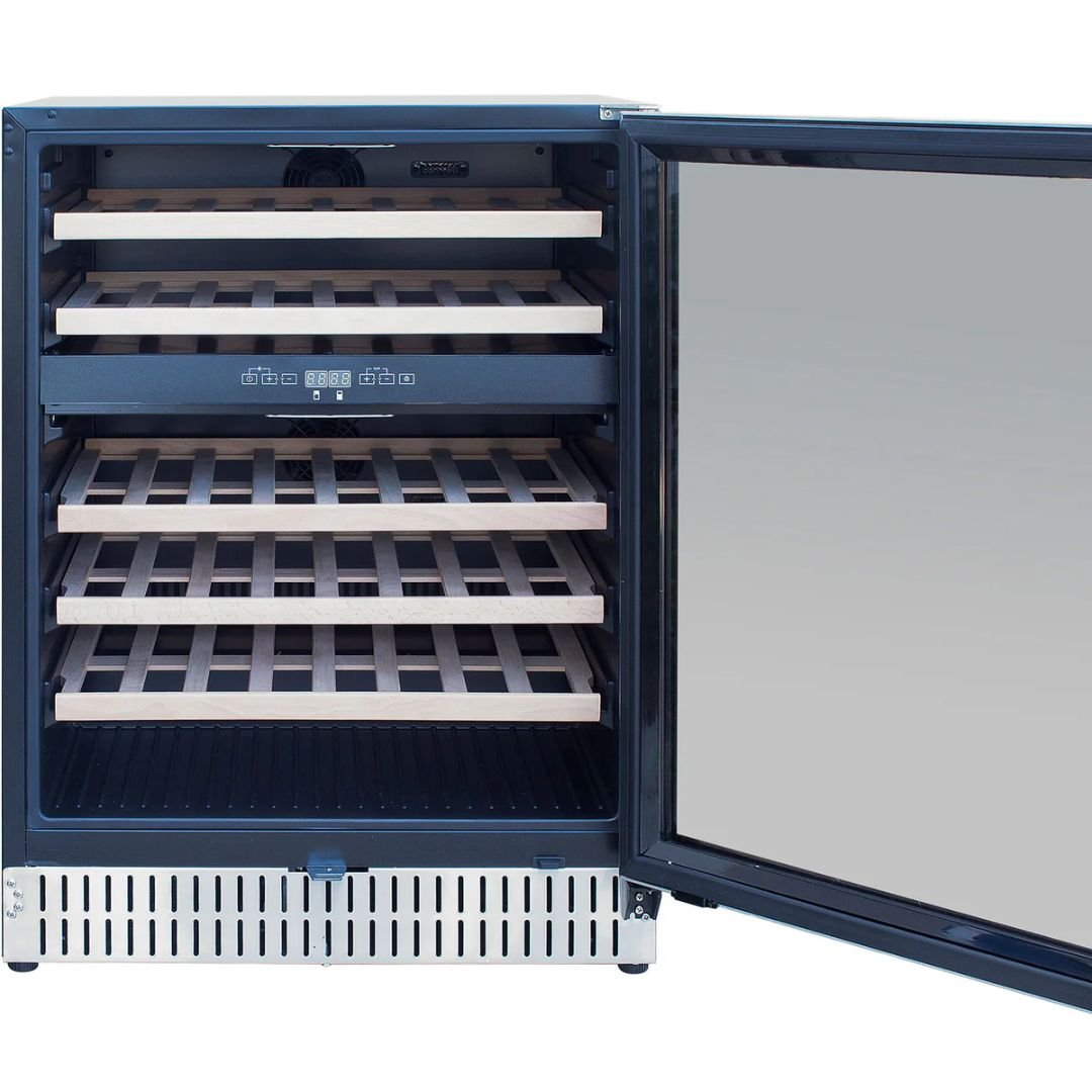 Summerset 24 Inch Outdoor Rated Dual Zone Wine Cooler - RFR-24WD