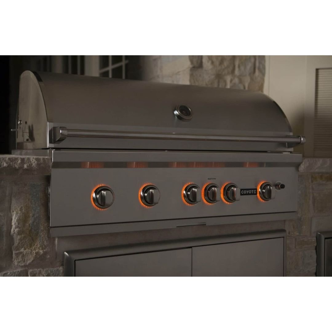 Coyote S-Series 42" Rapid Sear Built In Gas Grill - C2SL42(LP/NG)