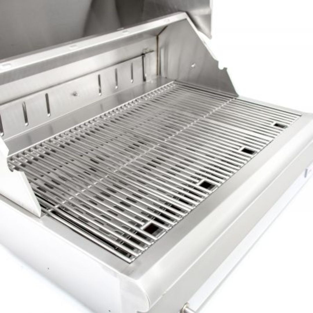 Blaze 32-Inch Built-In Stainless Steel Charcoal Grill With Adjustable Charcoal Tray - BLZ-4-CHAR