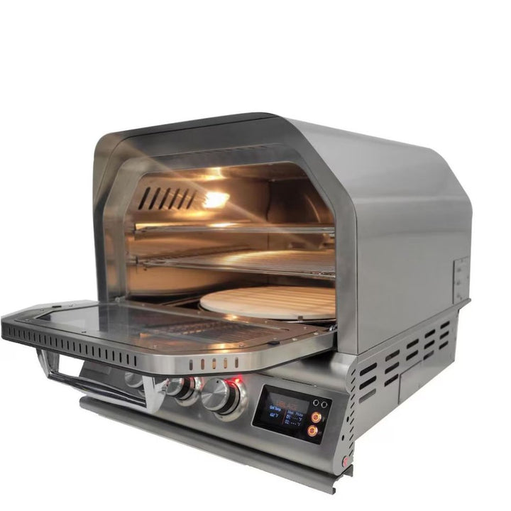 Blaze 26-Inch Built-In Gas Outdoor Pizza Oven W/ Rotisserie - BLZ-26-PZOVN-NG(LP)