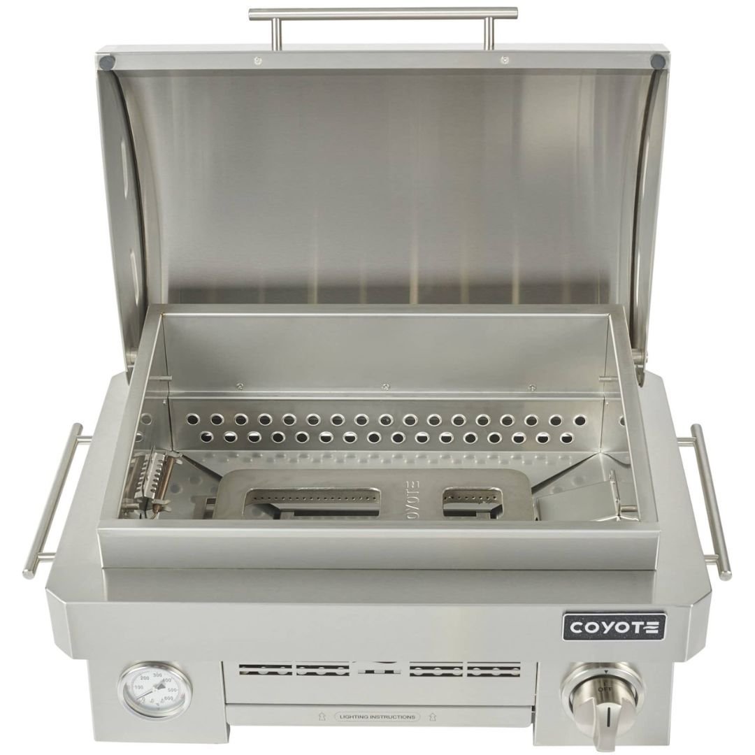 Coyote 25-Inch 20,000 BTU Marine-Grade Portable Propane Gas Grill - C1PORTLP