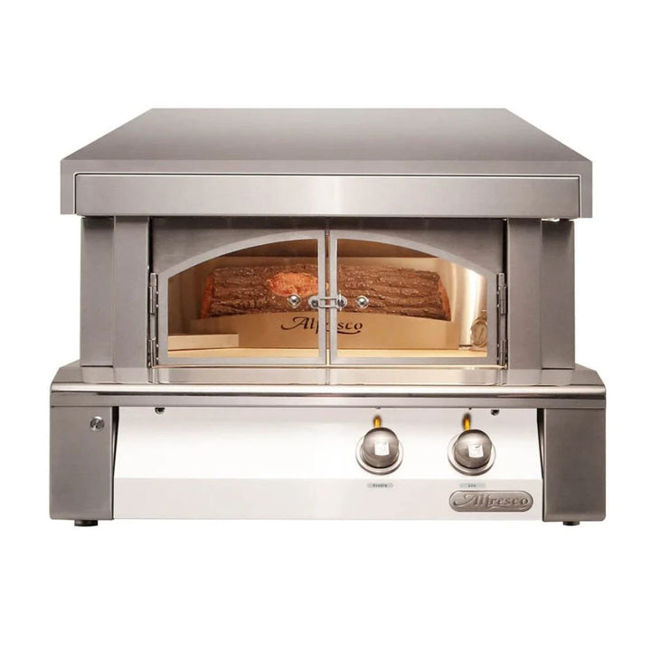 Alfresco 30-Inch Built-In Gas Outdoor Pizza Oven Plus - AXE-PZA-BI-LP(NG)