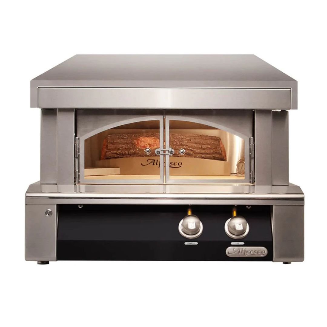 Alfresco 30-Inch Built-In Gas Outdoor Pizza Oven Plus - AXE-PZA-BI-LP(NG)